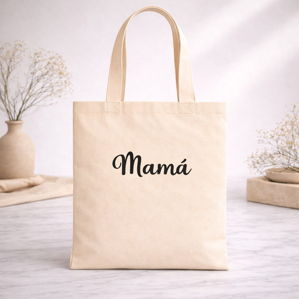 Bolsa de algodón personalizada con nombre