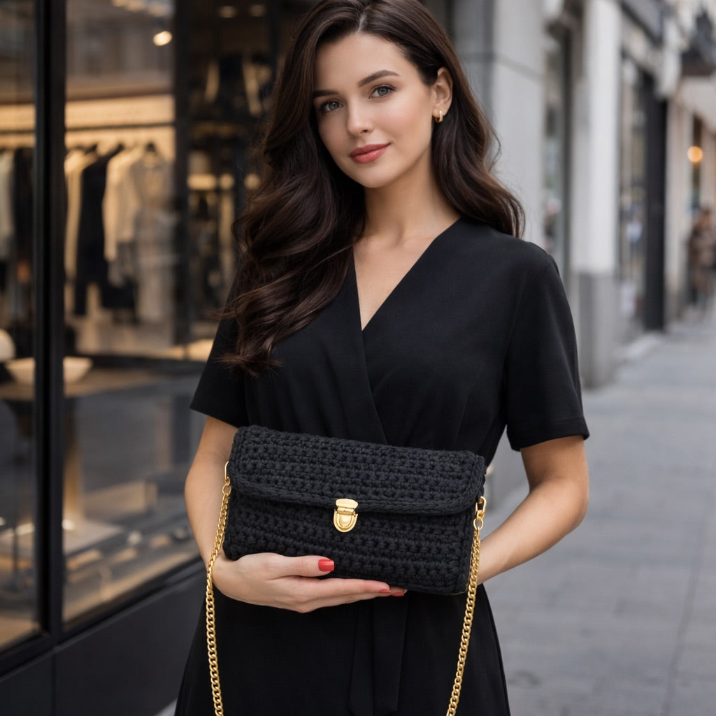 Bolso WP Icon 01 cartera negro en look
