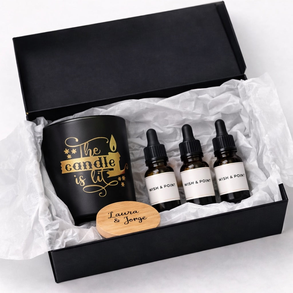 Pack Calm Ritual · Vela XL cera de soja + Aceites esenciales