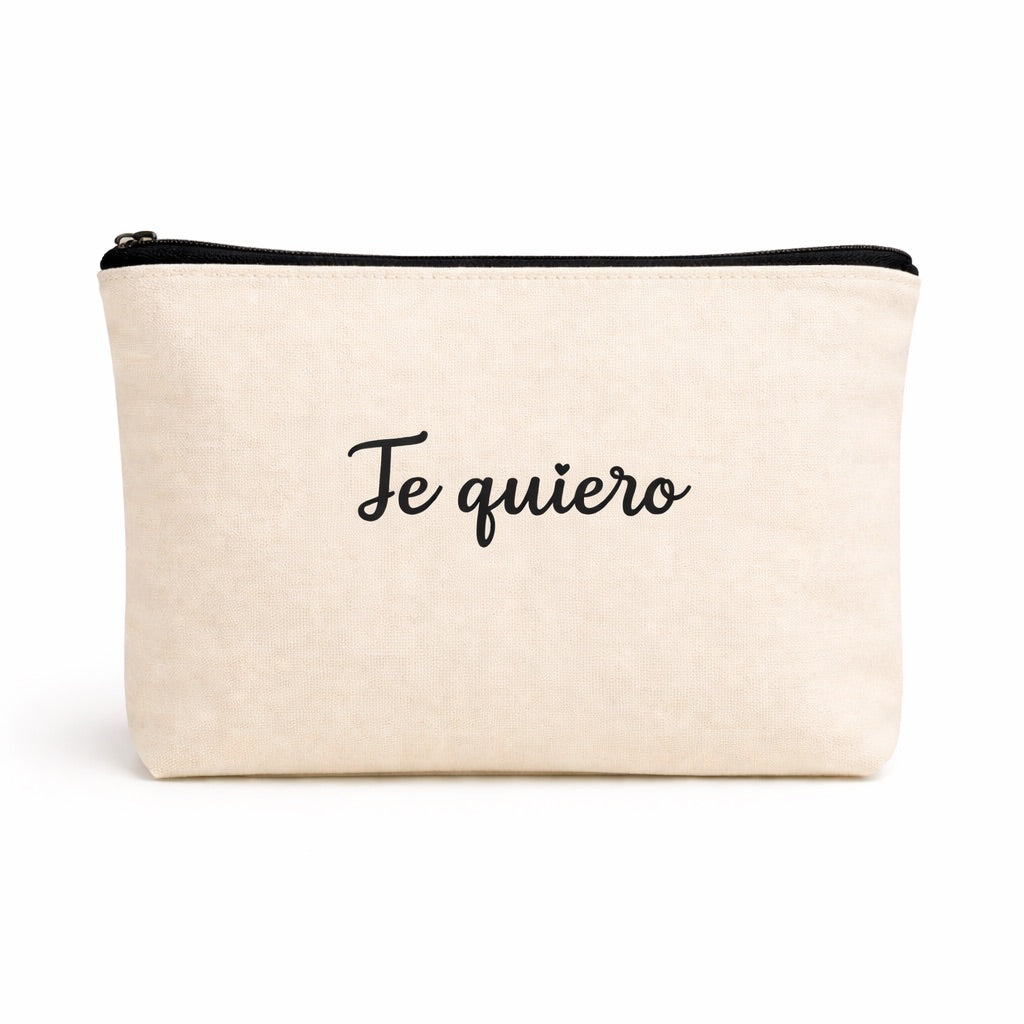 Neceser personalizado de algodón natural