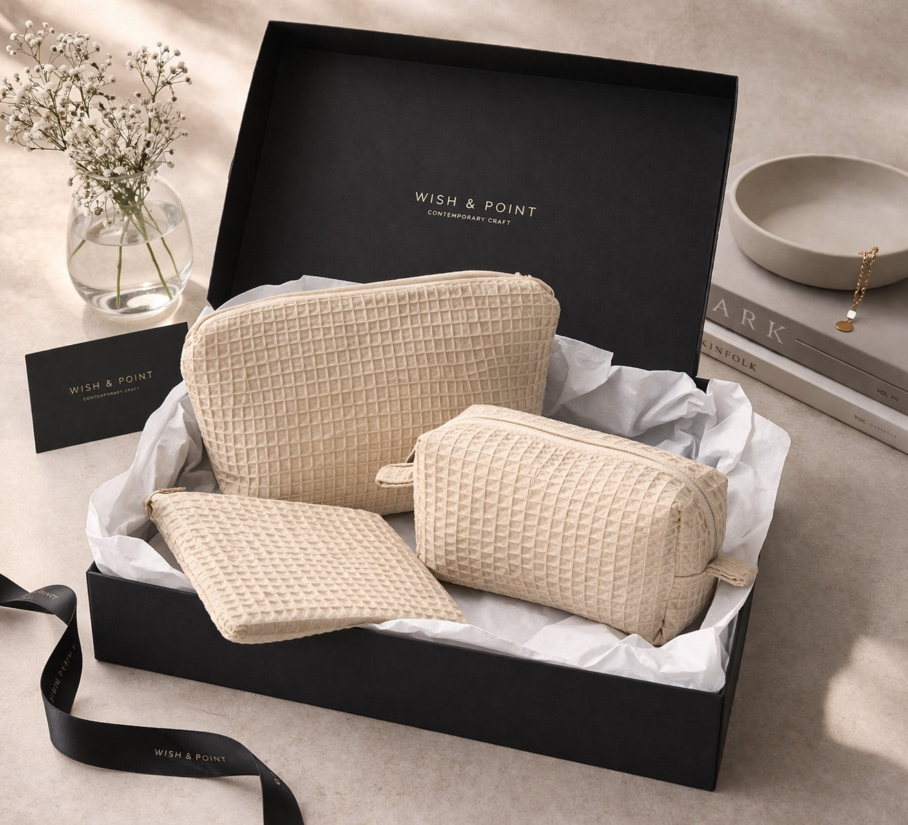 Pack Complete · Set neceseres waffle