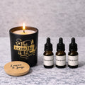Pack Calm Ritual · Vela XL cera de soja + Aceites esenciales