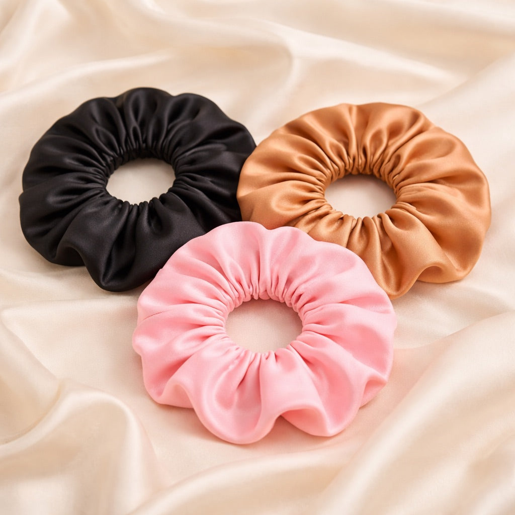 Pack de 3 Scrunchies Satinados