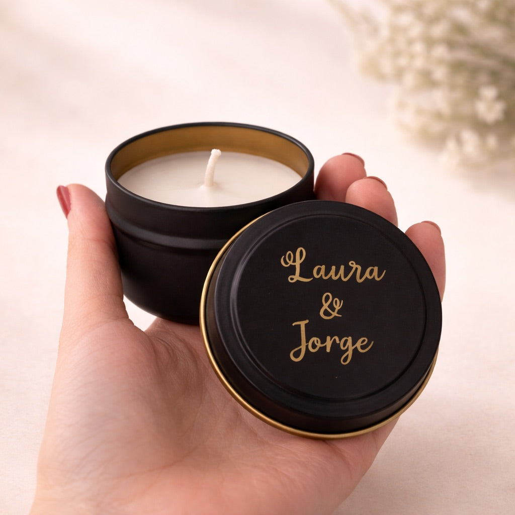 Pack regalo personalizado · Neceser + Vela